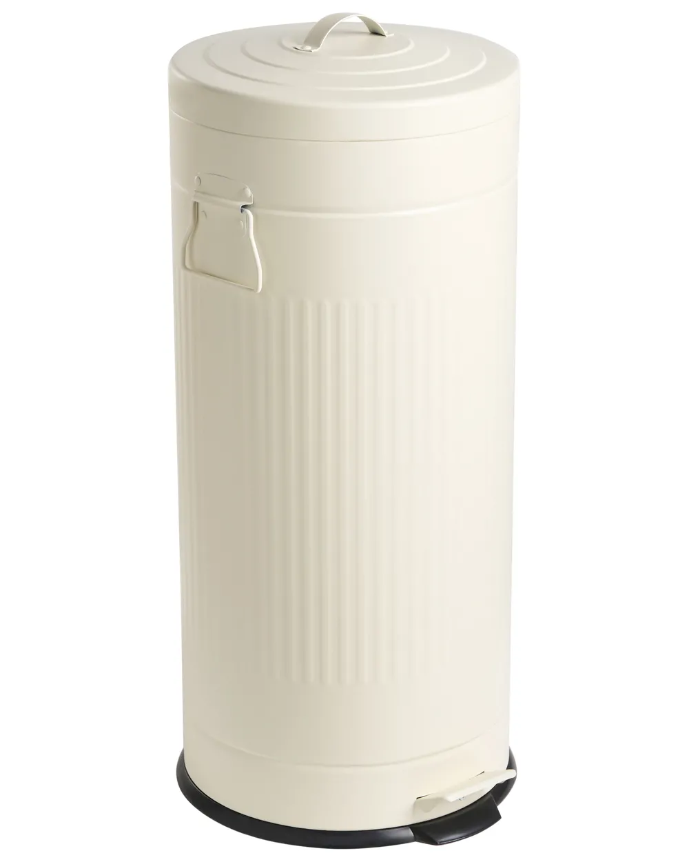 Pedal Waste Bin 30 L ECOAURA Metal Beige