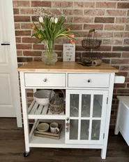 Kitchen Trolley GENOA White_917056