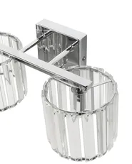 Vägglampa LOURIDO Metall Silver_1010563
