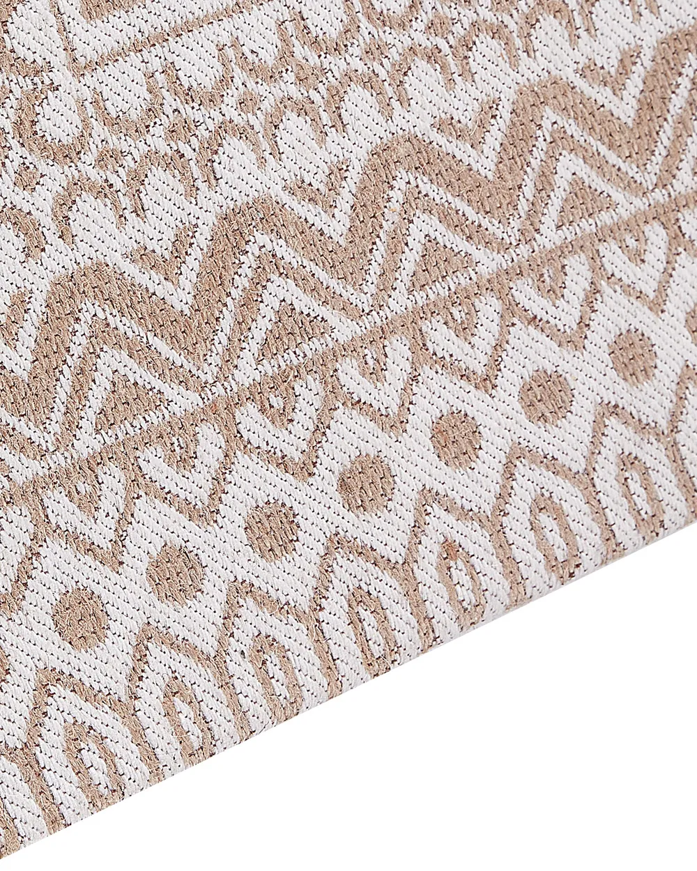 Matta BAGLAR Vit 160 x 230 cm Jute_853506