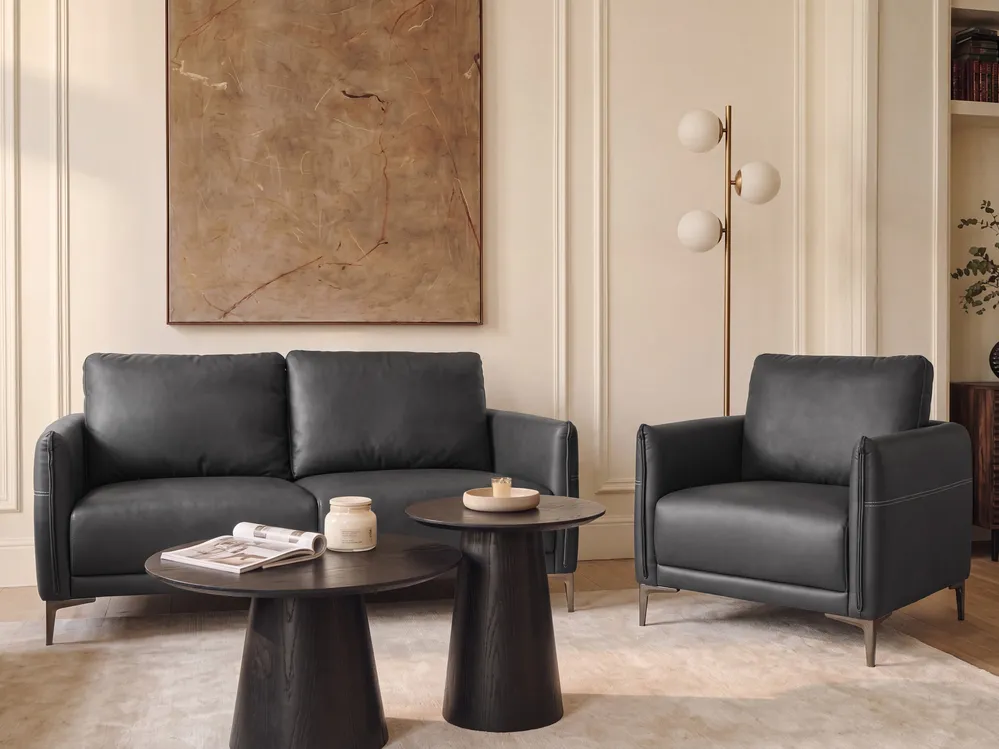 Soffa 2-sits CILENS Svart_1120433