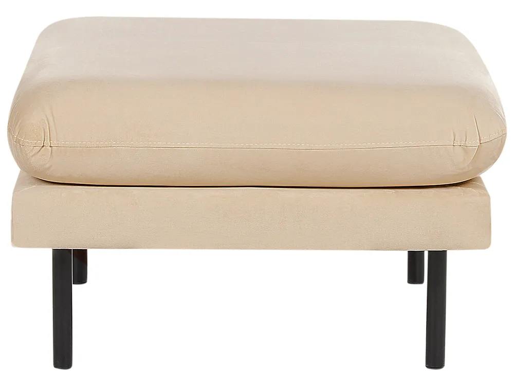 Living Room Set 5 Seater VINTERBRO with Ottoman Velvet Beige_897473