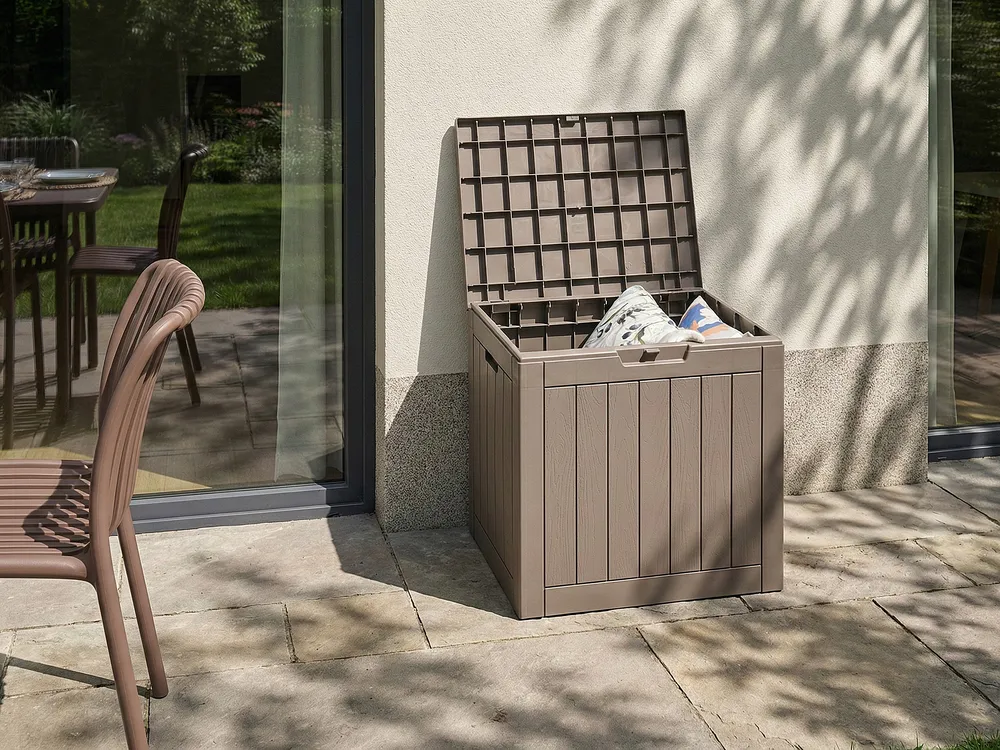 Storage Box RECIFE 56 cm 43 cm Taupe