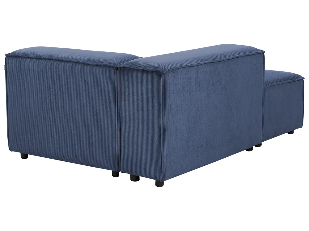 Right-Hand Chaise Longue ARDAL Corduroy Dark Blue_1008656