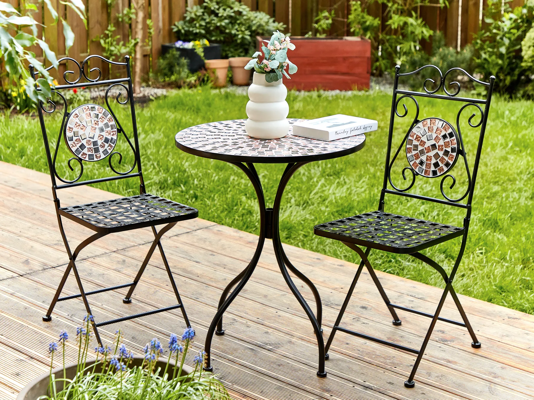 Bistro Table CARPINO 60 cm 60 cm Black_919894