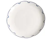 Set med 24 matserviser CHAROLI Porslin Vit/ Blå_1061866