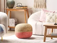Pouffe DUKI Jute Pink_841517