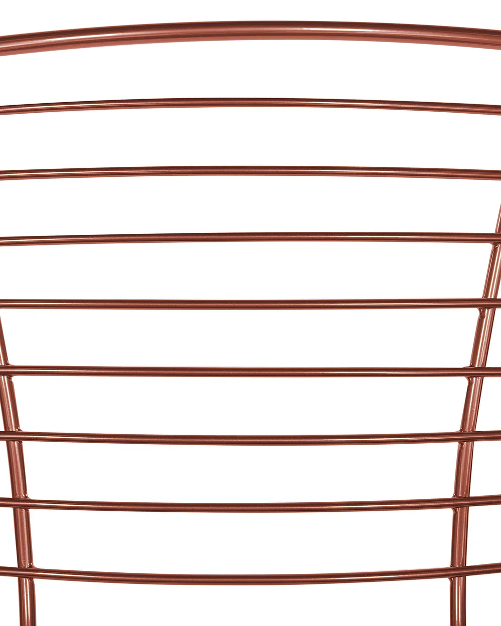 Set of 2 Dining Chairs HOBACK Metal Copper_775488