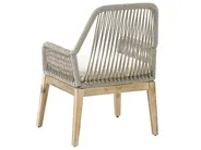 Trädgårdsmatgrupp 6-sits OLBIA med kuddar Beige_771500