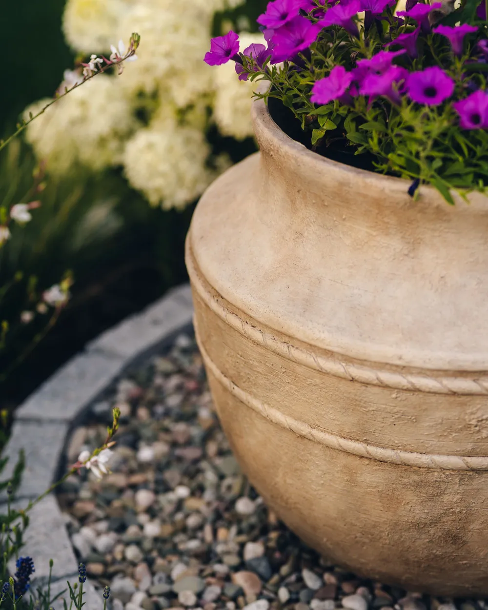 Plant Pot ASKIO 56 cm Beige_1116945