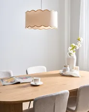 Riippuvalaisin GAIREZI Metalli Valkoinen/beige_1027226