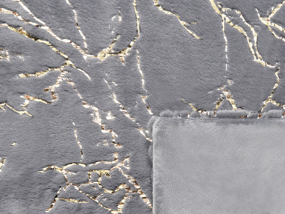 Blanket GODAVARI 130 x 180 cm Grey_820332