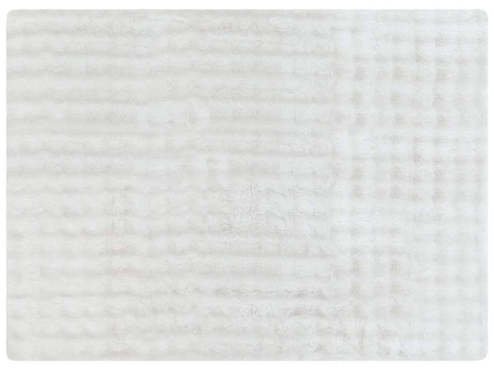 Blanket SALKA Faux Fur 150 x 200 cm White_917356