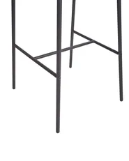 Set of 2 Bar Chairs KIANA Faux Leather Brown_939023