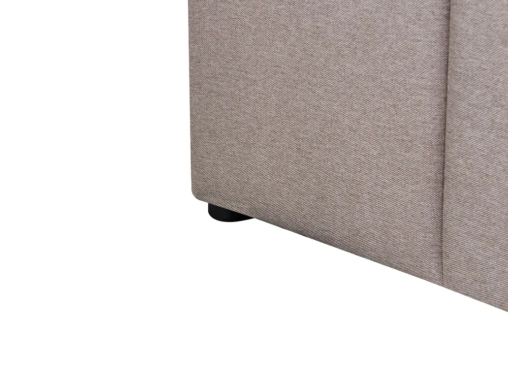 Ottoman Bed CASTELNAVET Fabric Taupe 180 x 200 cm (EU Super King)_972953