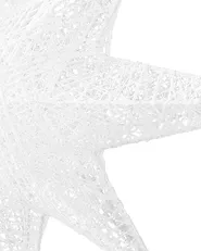 Ulkokoriste ripustettava LED-valo OSMA 67 cm Tähti Valkoinen_812557