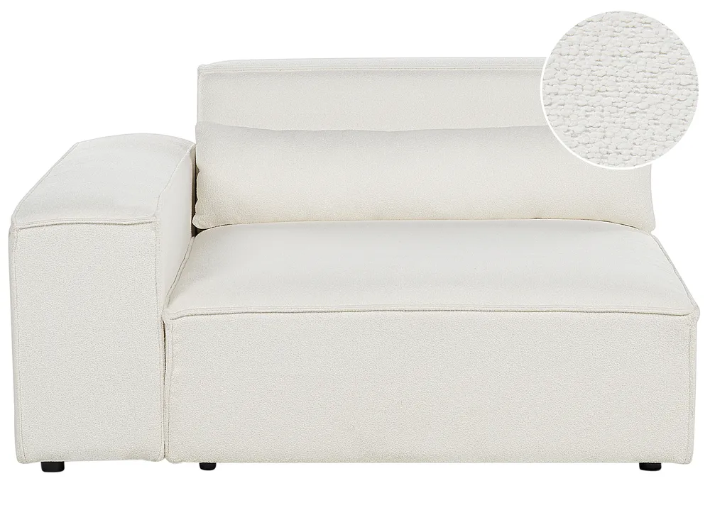 Corner Seat HELLNAR Boucle Off-White Right Hand