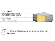 Fotskammel ROVIGO Grå_969541