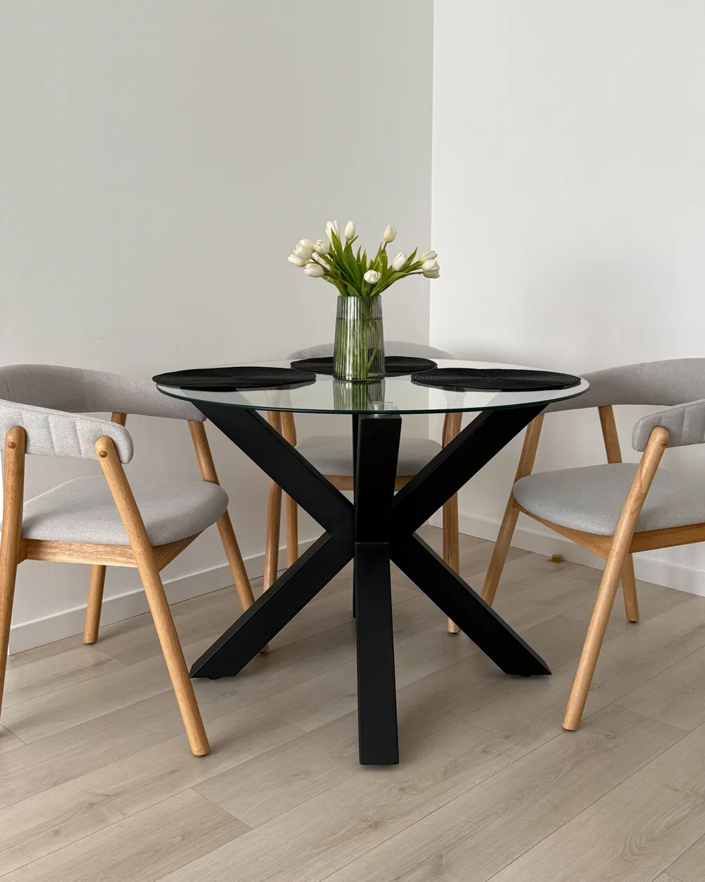 Dining Table OTIUM Black 100 cm 100 cm_979658