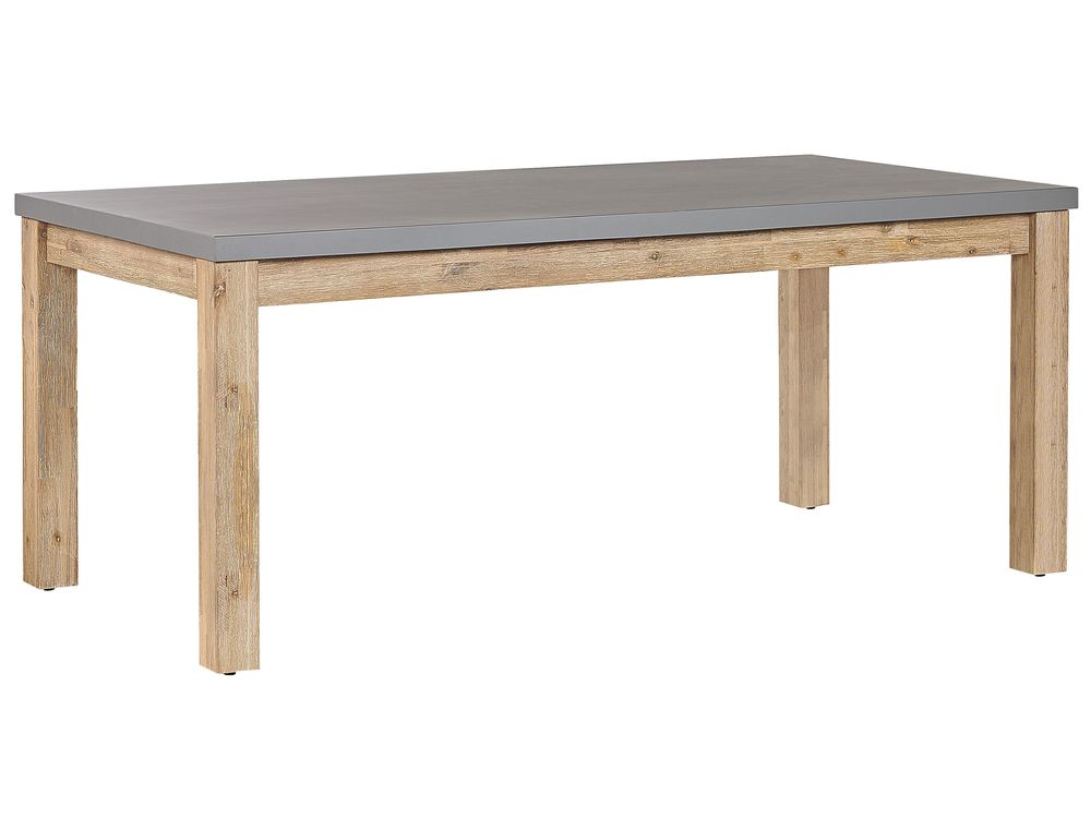 Puutarhapöytä OSTUNI 180 cm 90 cm Betoni Harmaa
