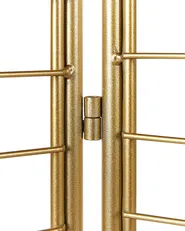 3 Panel Room Divider NOALE 135 cm 170 cm Gold_936135