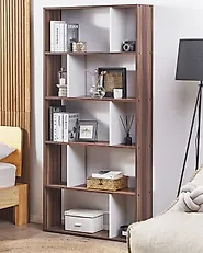 5 Tier Bookcase ORILLA 174 cm Dark Brown_1177506