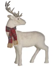 Figurine MUSTOLA 51 cm Reindeer White_832504