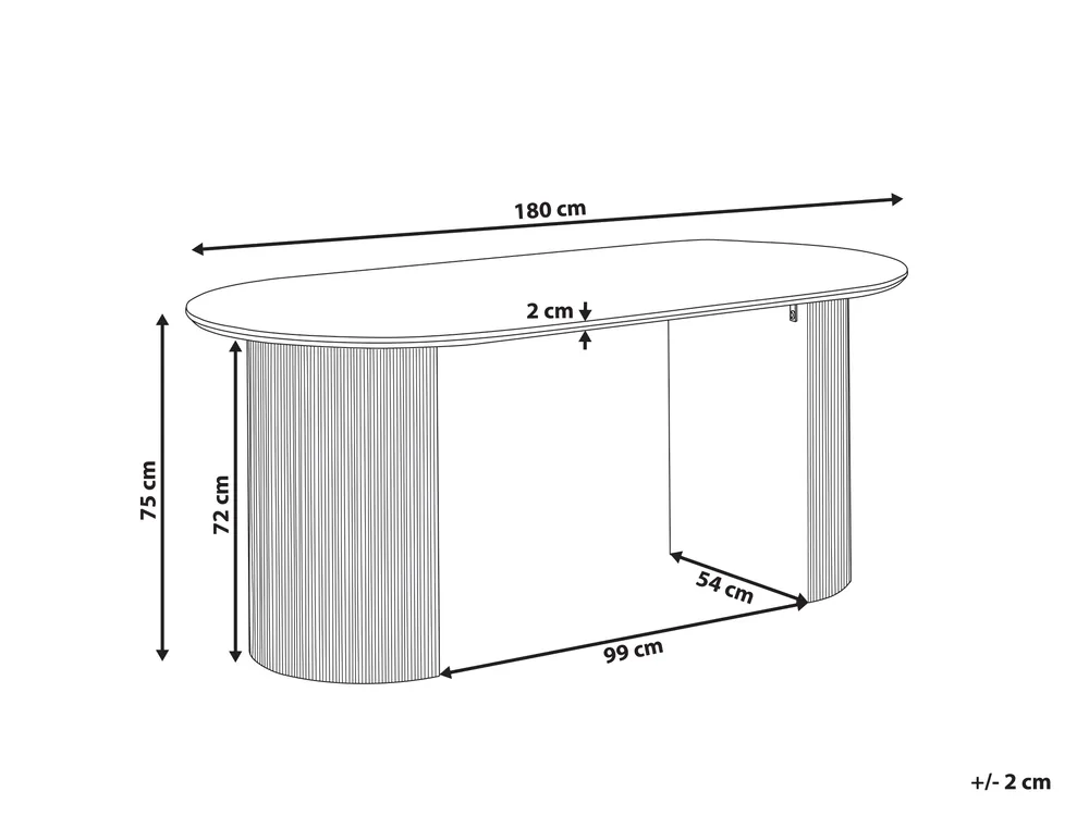 Dining Table SAVORY Black 180 cm 90 cm_943843