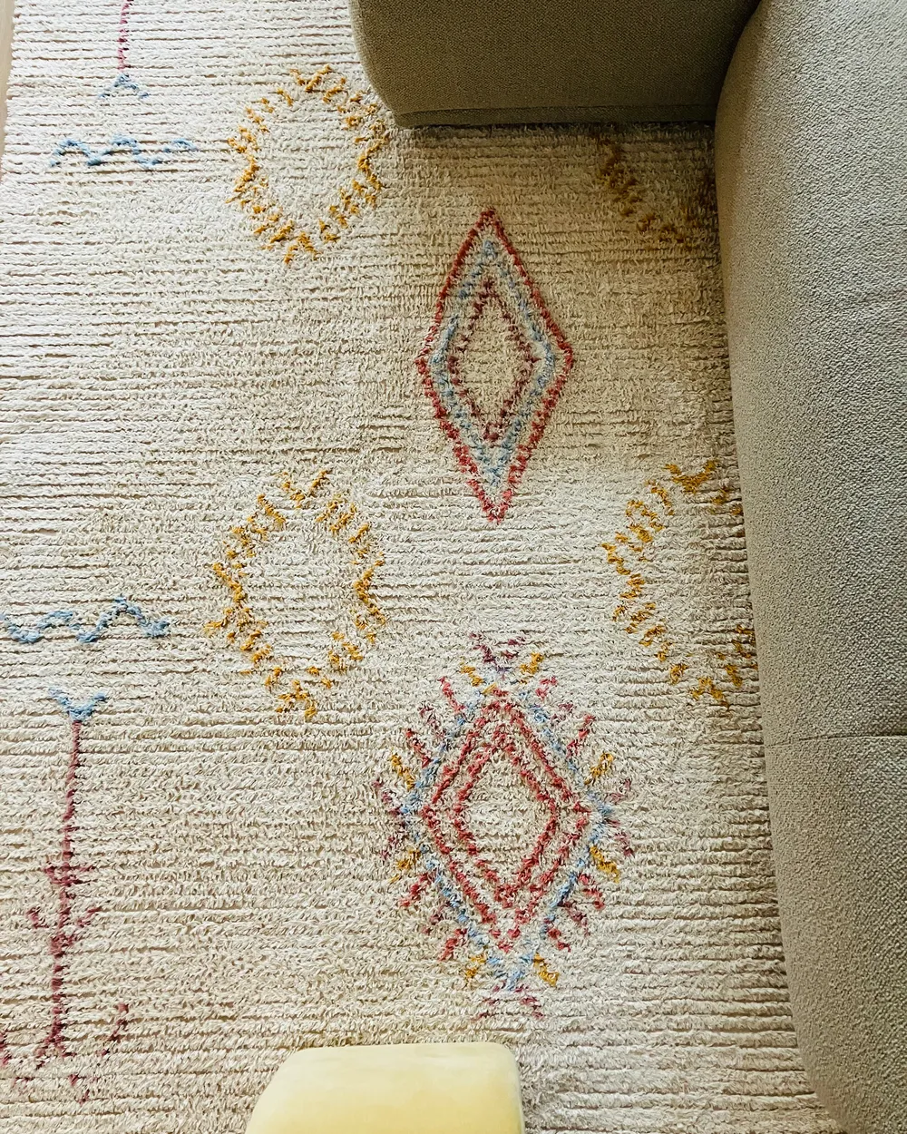 Rug BETTIAH Beige 160 x 230 cm Cotton_952456
