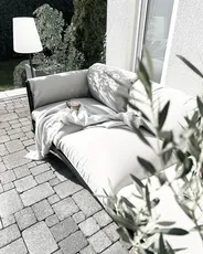 Garden Sofa Set 5 Seater ESPERIA Metal Grey_924476