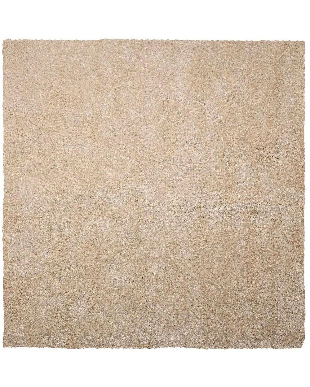 Korkeanukkainen matto DEMRE Beige 200 x 200 cm