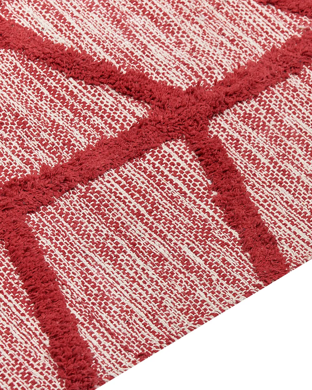 Rug SIVAS Red 80 x 150 cm Cotton_839709