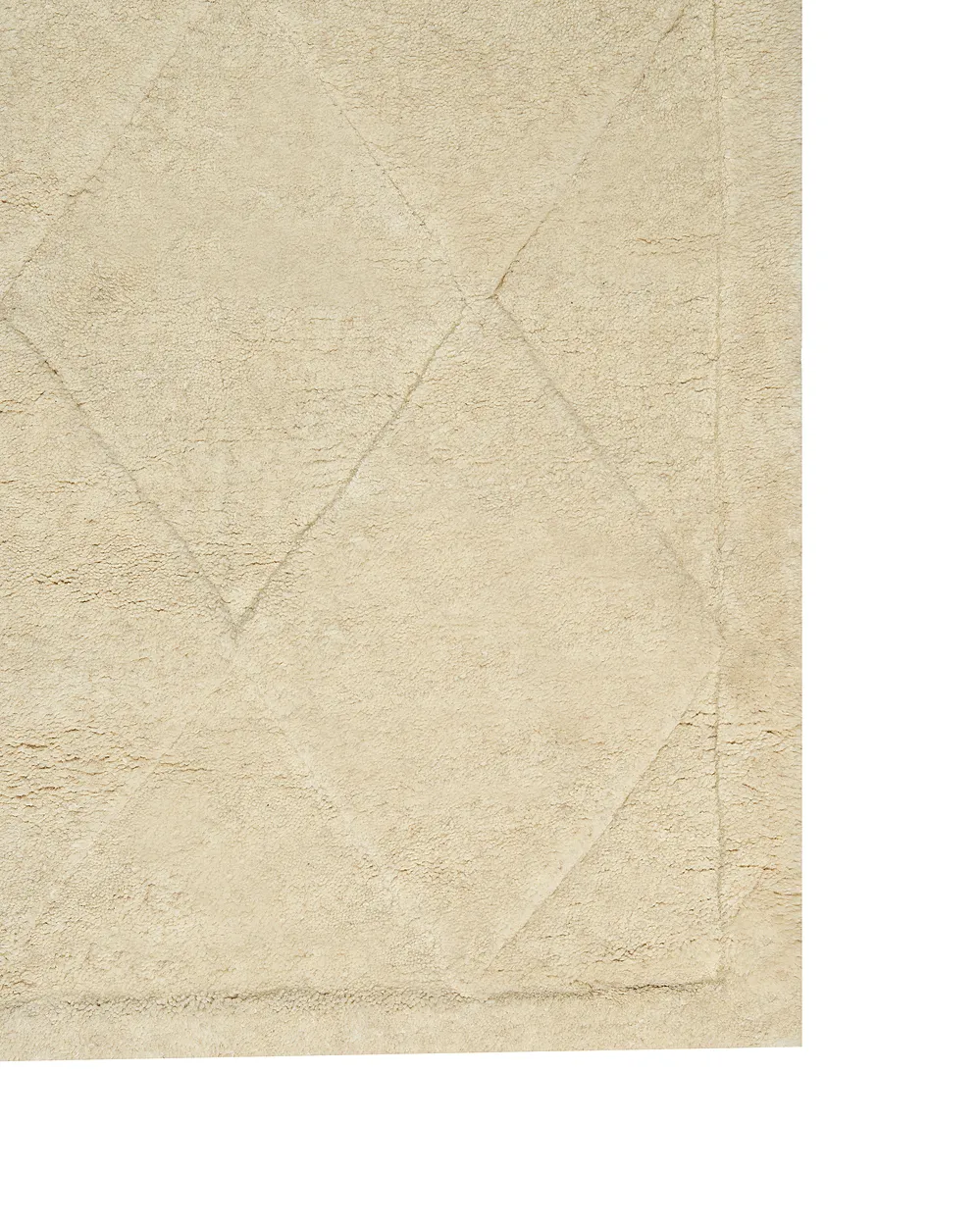 Rug LUNARA Light Beige 200 x 300 cm Wool_1144356