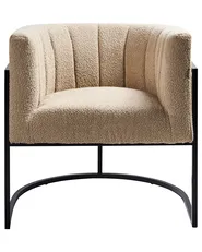 Armchair LARVIK II Boucle Beige_956492