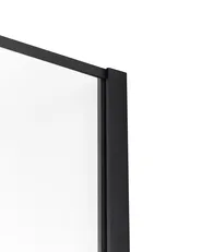 Shower Screen WASPAM 1000 x 1900 mm Black_944013