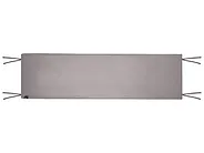 Trädgårdsbänk med dyna TUSCANIA 160 cm Eukalyptusträ Grå_1153837