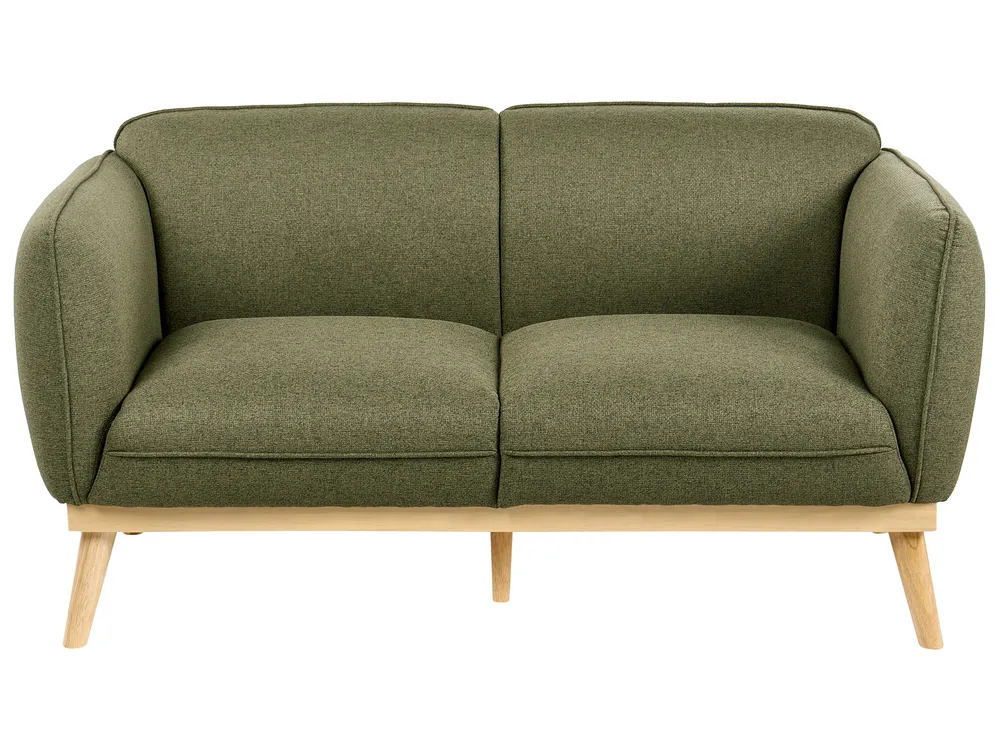 Living Room Set 5 Seater LJUNG Fabric Olive Green_1076568