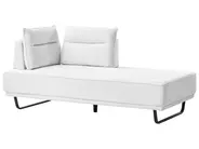 Sofa 3 Seater FAXEN Fabric White_1025190
