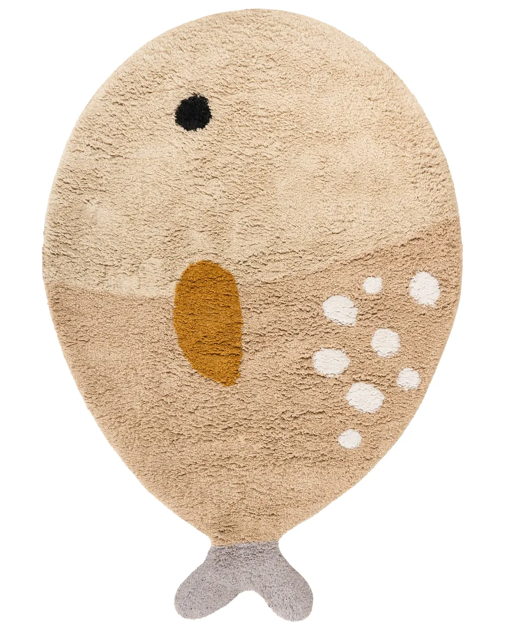 Kids Rug BLOOP Beige 80 x 120 cm Cotton
