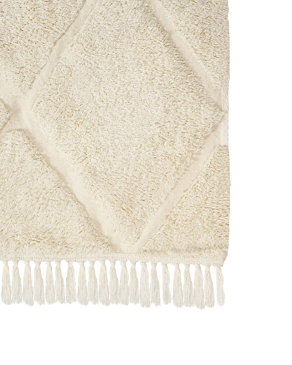 Kids Rug XELDEM  Light Beige 140 x 200 cm Cotton_1135420