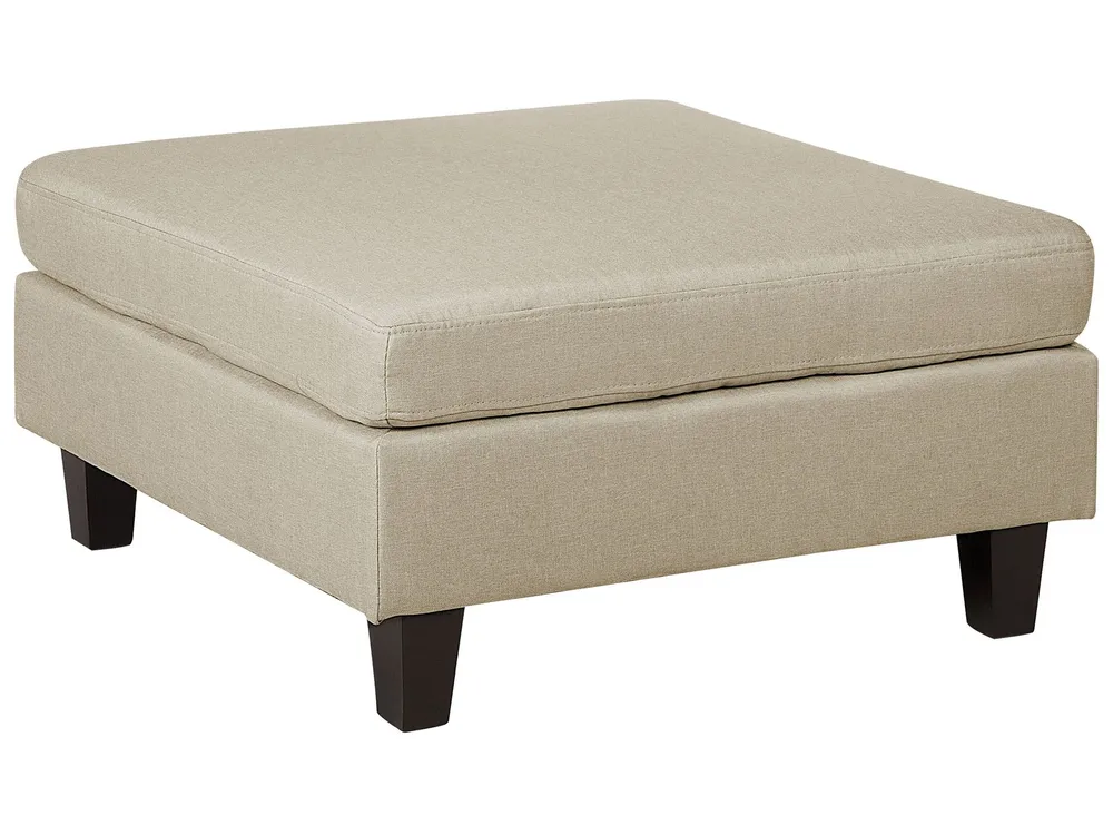 Ottoman FEVIK Fabric Beige