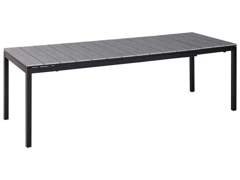Extending Garden Dining Table TOFANE 198/248 cm 90 cm Grey