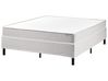 Divan Bed without Headboard Fabric COUNTESS 140 x 200 cm (EU Double) Light Grey