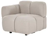Modular Sofa 2 Seater MAKSABERG Fabric Beige_1135146