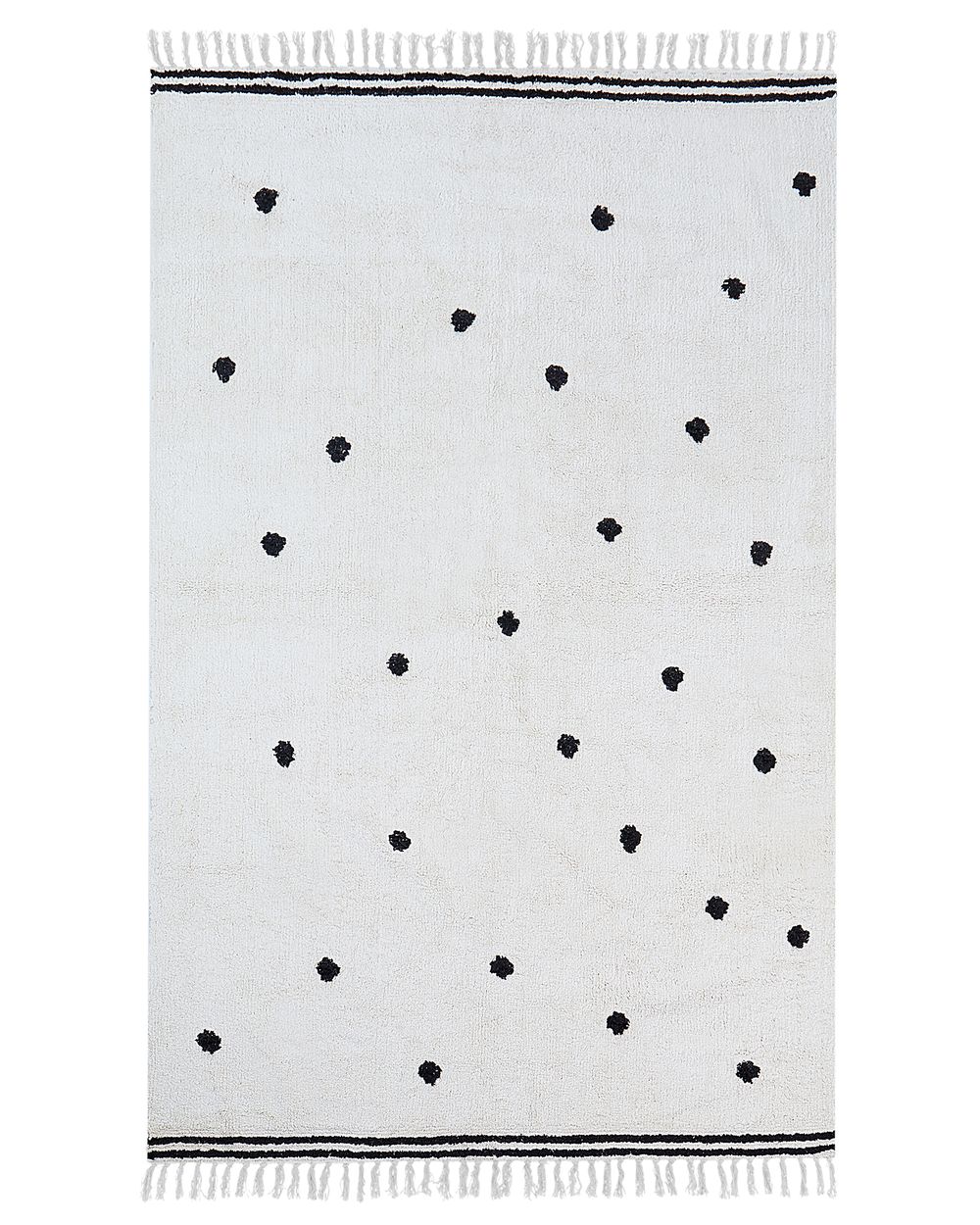 Barnmatta LAZA Off-White 140 x 200 cm Bomull