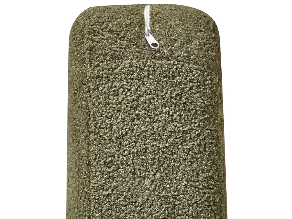 Living Room Set 3 Seater ASKER Boucle Dark Green_932716