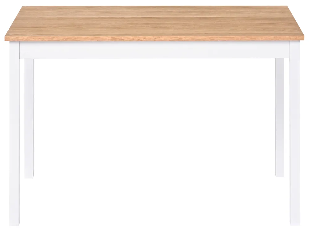 Ruokapöytä HOUSTON Vaalea tammiviilu 125 cm 75 cm_1070959
