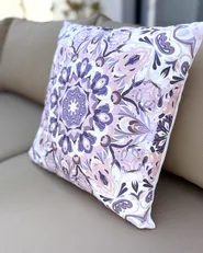 Set of 3 Outdoor Cushions SAMMIT Oriental Pattern 45 x 45 cm Multicolour_1017778