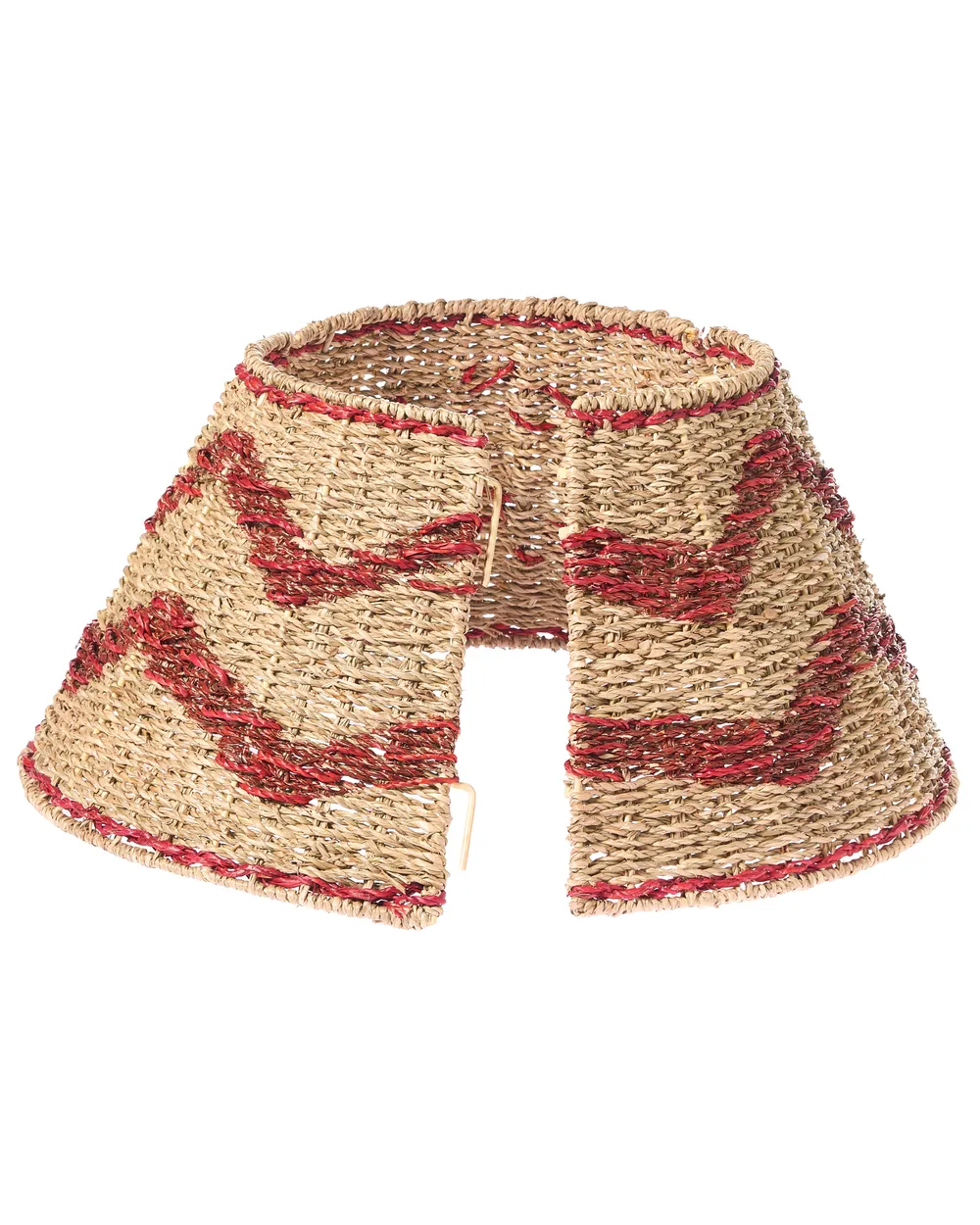 Christmas Tree Collar HIVER 43 cm Seagrass Red_1011278