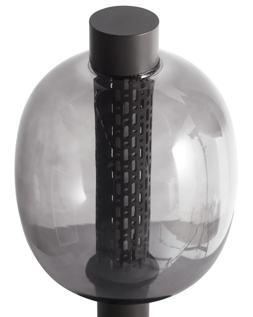 Wireless LED Table Lamp PULANGI with Dimmer Metal Black_955240